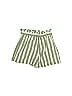Club Monaco Stripes Green Gray Shorts Size 00 - photo 2
