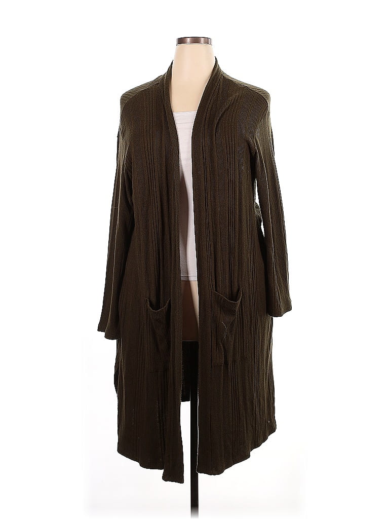 West Kei Brown Cardigan Size 3X - photo 1