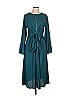 Tome 100% Polyester Teal Casual Dress Size 10 - photo 1