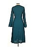 Tome 100% Polyester Teal Casual Dress Size 10 - photo 2