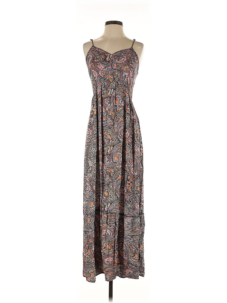 World Market Paisley Gray Casual Dress Size S - photo 1