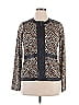 CARMiN Animal Print Brown Jacket Size 1X - photo 1