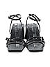 Free People 100% Leather Black Heels Size EU 38 1/2 - photo 2