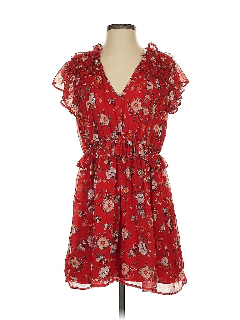 Pre-owned Zara Basic Casual Dress In Red