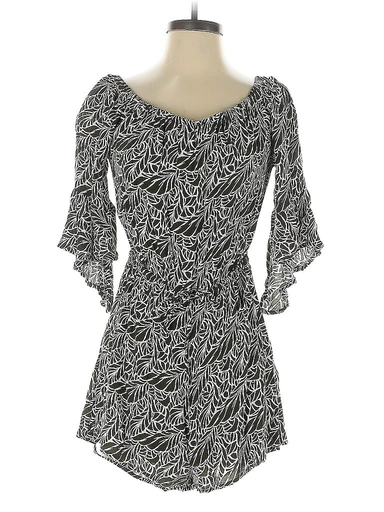 Pre-owned Express Romper In Gray