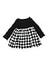 First Impressions Checkered-gingham Black Dress Size 6-9 mo - photo 2