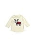 First Impressions Ivory Long Sleeve T-Shirt Size 3-6 mo - photo 1