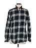 Ralph by Ralph Lauren Plaid Green Long Sleeve Button-Down Shirt Size M - photo 1