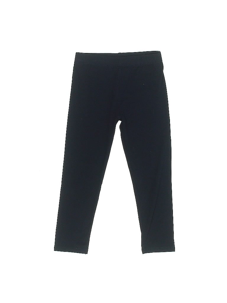Suzette Solid Black Active Pants Size 4T - photo 1