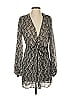 Zara Chevron-herringbone Gray Cocktail Dress Size XS - photo 1