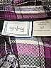CG-L-CG 100% Cotton Plaid Purple Long Sleeve Button-Down Shirt Size 1X - photo 3