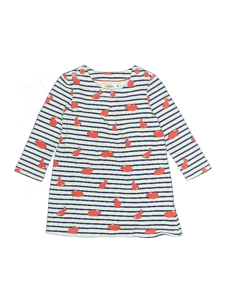 Baby Boden Hearts Gray Dress Size 2 - photo 1