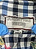 Johnny Was Checkered-gingham Blue 3/4 Sleeve Button-Down Shirt Size 2X - photo 6