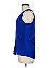 Fortune + Ivy 100% Polyester Blue Sleeveless Blouse Size M - photo 5