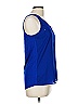 Fortune + Ivy 100% Polyester Blue Sleeveless Blouse Size M - photo 4