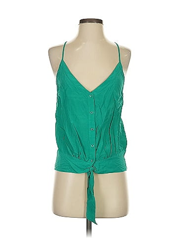 Bebe Sleeveless Silk Top (view 1)