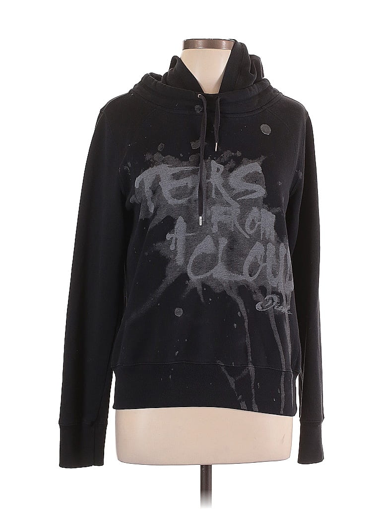 Diesel Black Pullover Hoodie Size L - photo 1