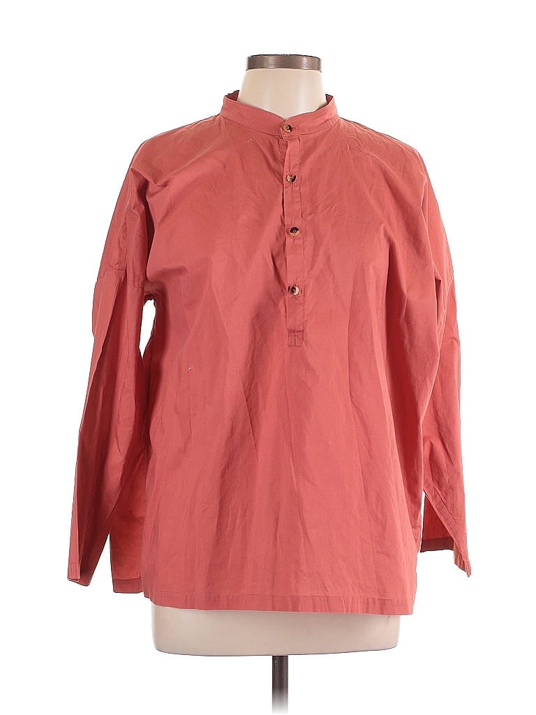 Click to view more detailed imagery on our partner's website Pre-owned Eskandar Long Sleeve Button Down Shirt In Red