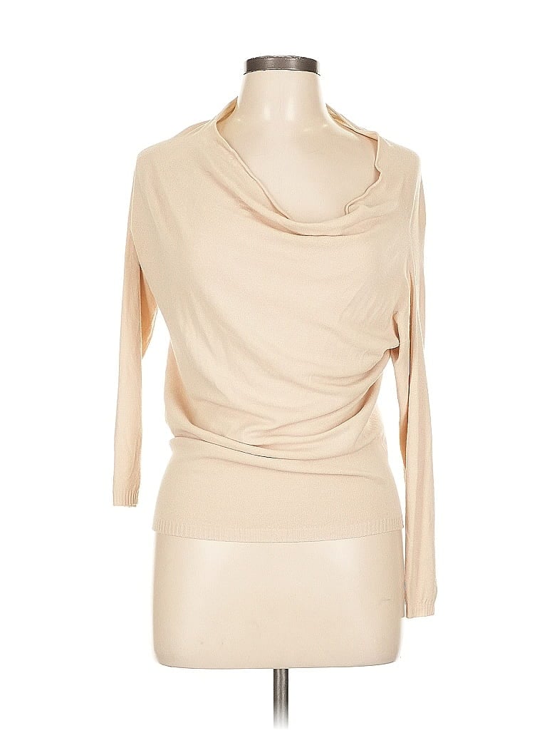 Kontatto Tan Ivory Turtleneck Sweater Size L - photo 1