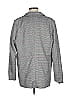 Aqua 100% Polyester Houndstooth Gray Blazer Size M - photo 2