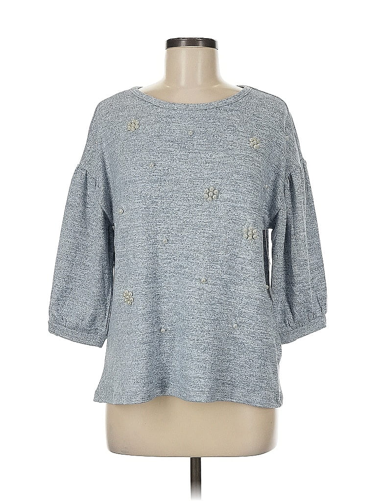 89th & Madison Gray Pullover Sweater Size M - photo 1