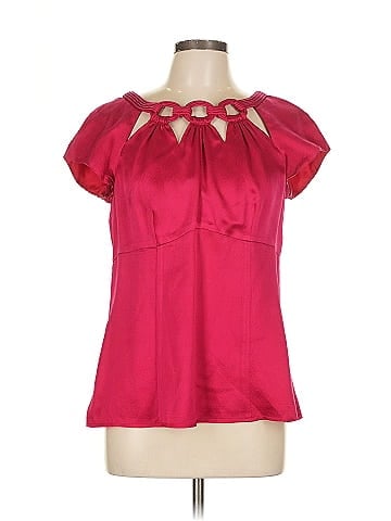 Nanette Lepore Short Sleeve Silk Top (view 1)