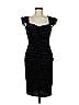 Black Halo Polka Dots Black Cocktail Dress Size 8 - photo 1