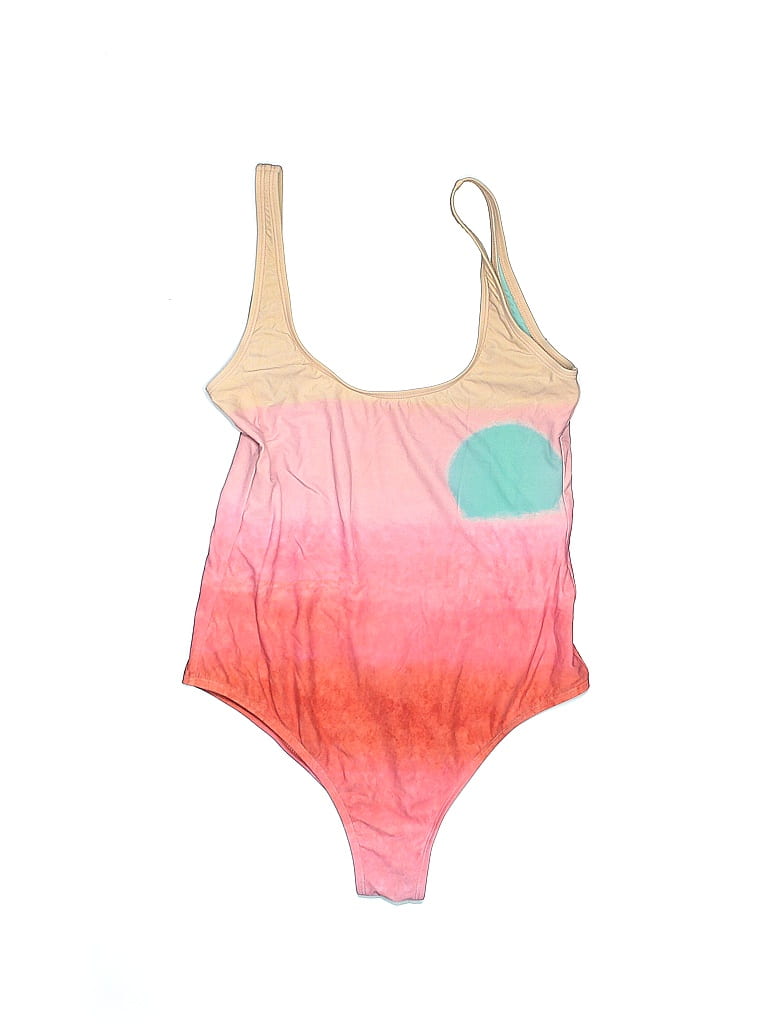 Billabong Tie-dye Pink One Piece Swimsuit Size M - photo 1