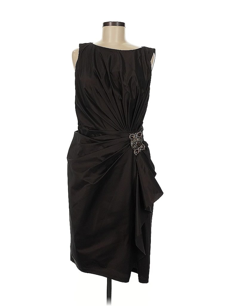 Tadashi Shoji Brown Cocktail Dress Size 8 - photo 1