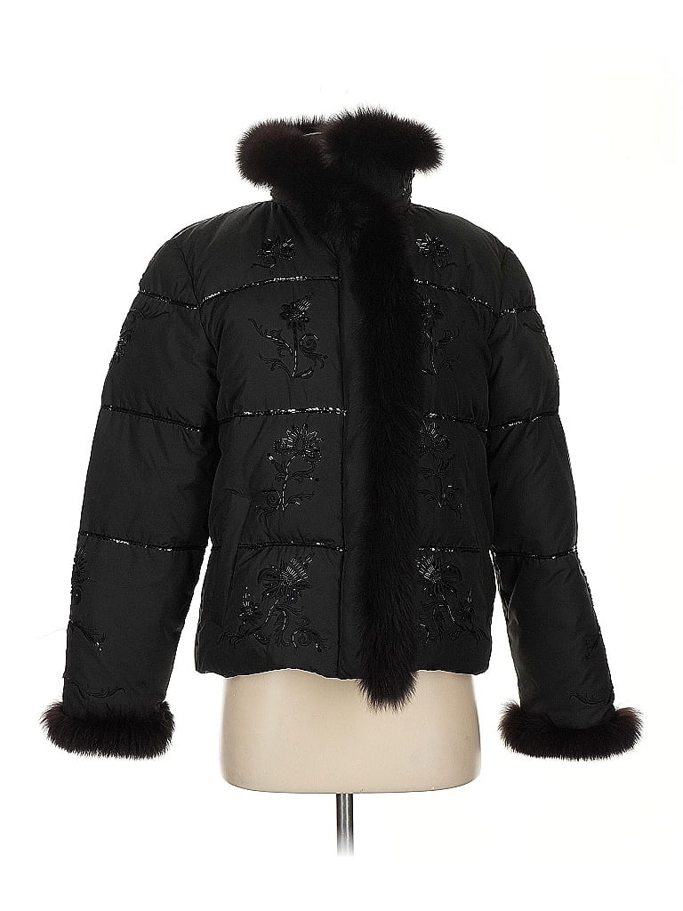 St. John by Marie Gray Black Coat Size XS - photo 1