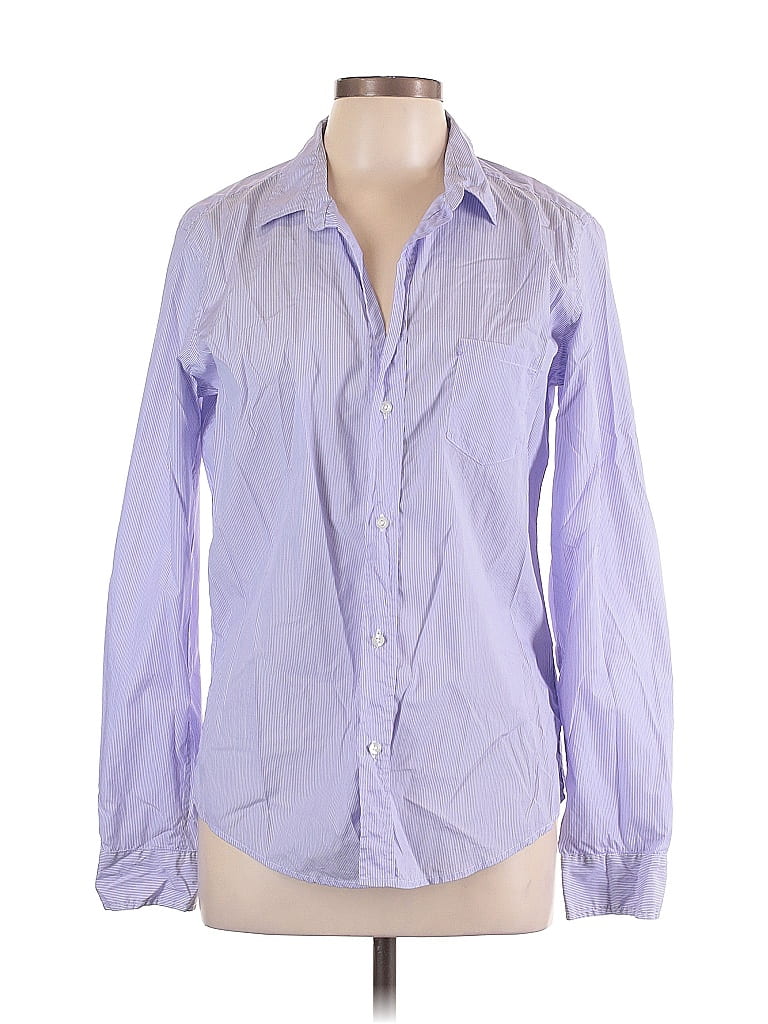 Frank & Eileen 100% Cotton Purple Long Sleeve Button-Down Shirt Size L - photo 1