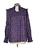 Barbour Polka Dots Purple Long Sleeve Blouse Size 12 - photo 2
