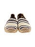 Tory Burch Stripes Gray Ivory Flats Size 9 - photo 2