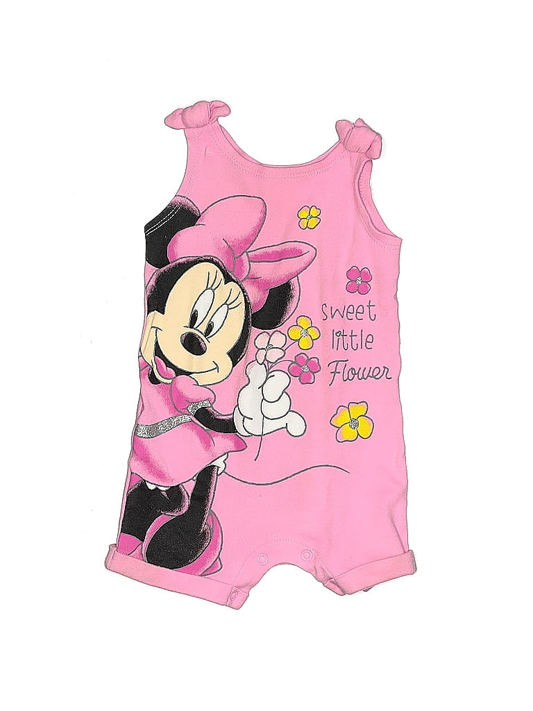Disney Pink Short Sleeve Outfit Size 6-9 mo - photo 1