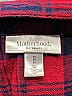 Motherhood 100% Cotton Plaid Red Long Sleeve Button-Down Shirt Size M - photo 6