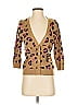 Charlotte Russe 100% Acrylic Animal Print Brown Cardigan Size M - photo 1