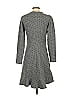 Ann Taylor LOFT Houndstooth Gray Casual Dress Size 0 - photo 2