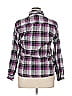CG-L-CG 100% Cotton Plaid Purple Long Sleeve Button-Down Shirt Size 1X - photo 2