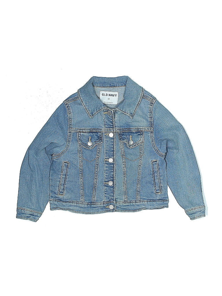 Old Navy Blue Denim Jacket Size 5T - photo 1