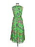 Banjanan 100% Cotton Tropical Green Cocktail Dress Size M - photo 2