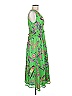 Banjanan 100% Cotton Tropical Green Cocktail Dress Size M - photo 4
