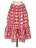Maxazria Collection 100% Silk Paisley Red Silk Skirt Size 2 - photo 1