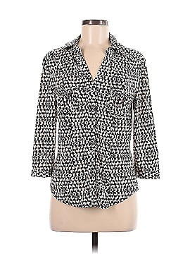 Lapis 3/4 Sleeve Button-Down Shirt (view 1)