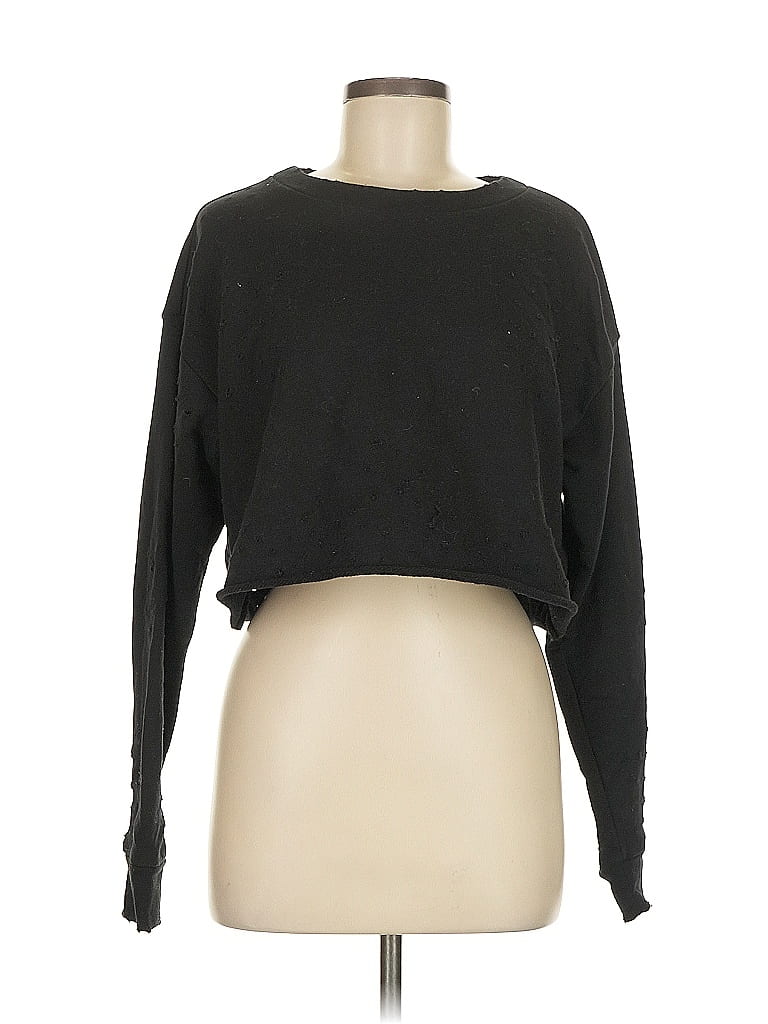 Alo Yoga Black Sweatshirt Size M - photo 1
