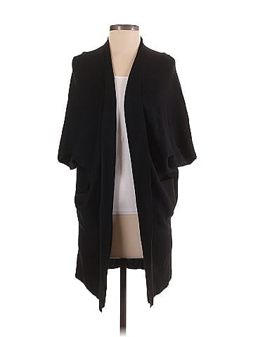 R | Label Wool Cardigan (view 1)