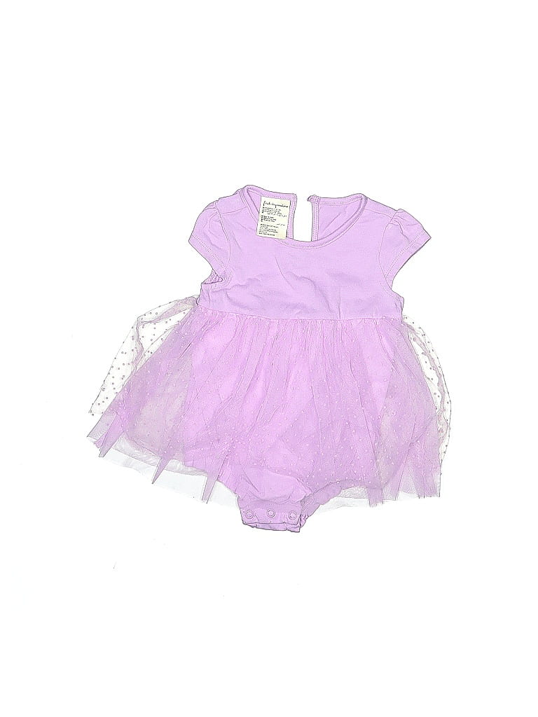 First Impressions Purple Dress Size 6-9 mo - photo 1