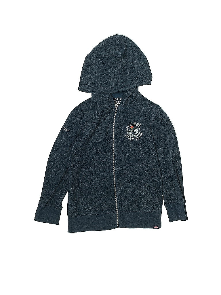 Faherty Blue Zip Up Hoodie Size 8 (big kids) - photo 1