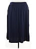 Woman Within Solid Blue Casual Skirt Size 30 - photo 2