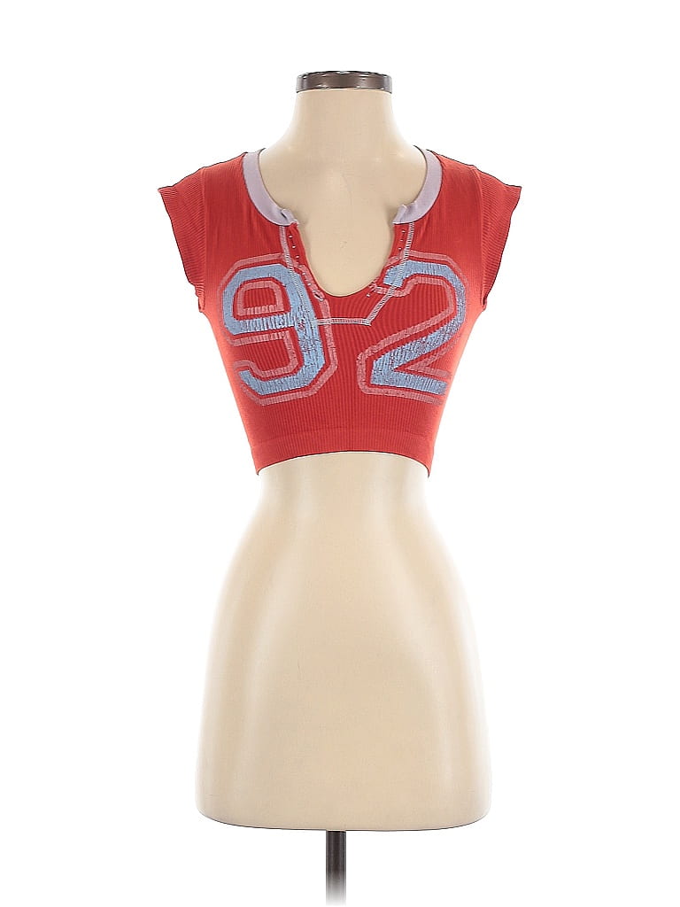 Out From Under Red Sleeveless T-Shirt Size XS - photo 1