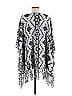 Latico Gray White Poncho Size M - photo 2